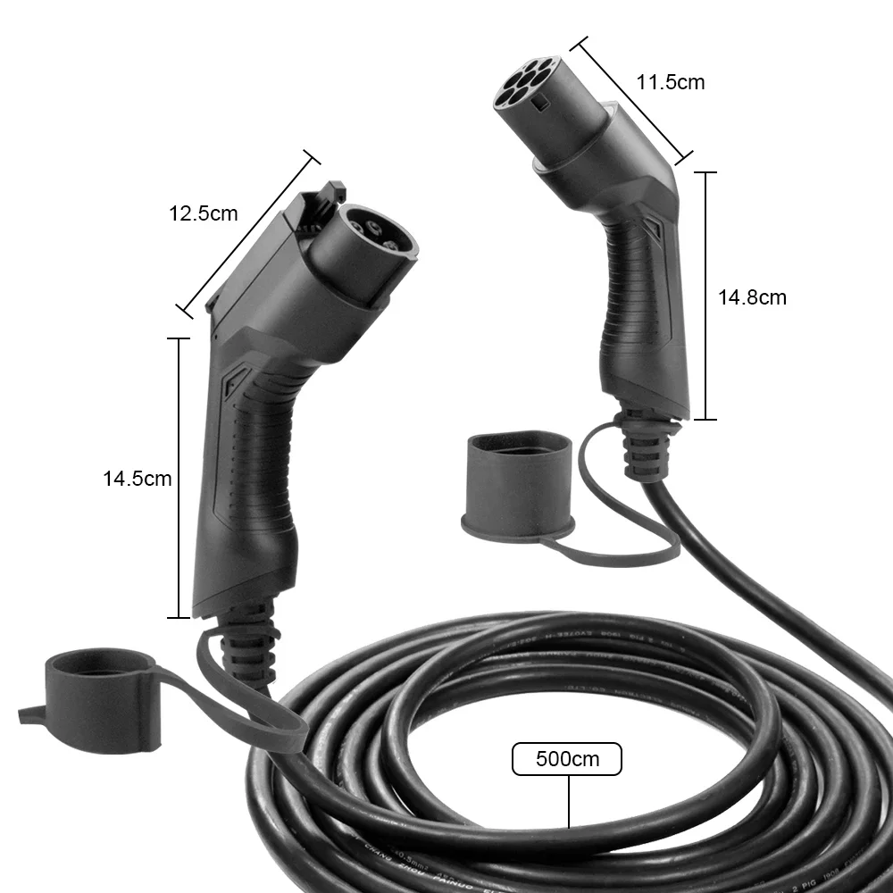 J1772 to 62196 32A Electric Vehicle Charging Cable for LEAF