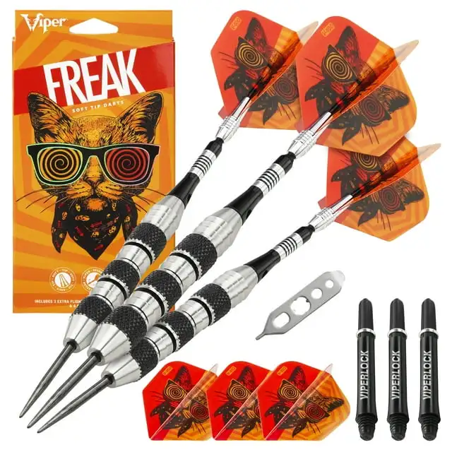 

Viper the Freak Juego De Dardos Con Punta De Acero 22Gramos