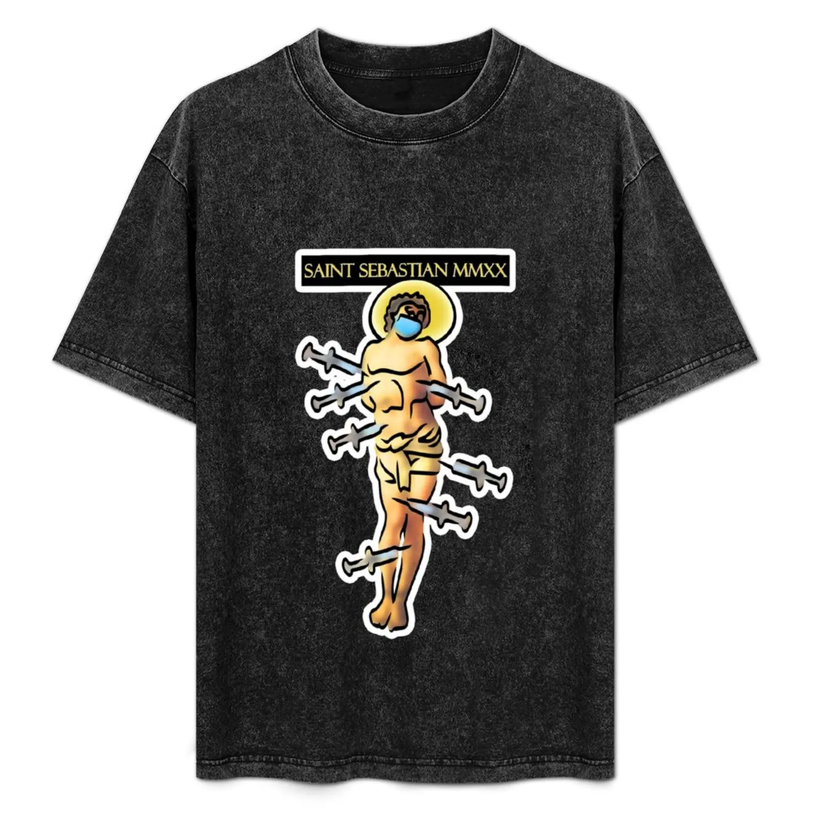 

Saint Sebastian MMXX T-Shirt Big and Tall Solid Color T-Shirt
