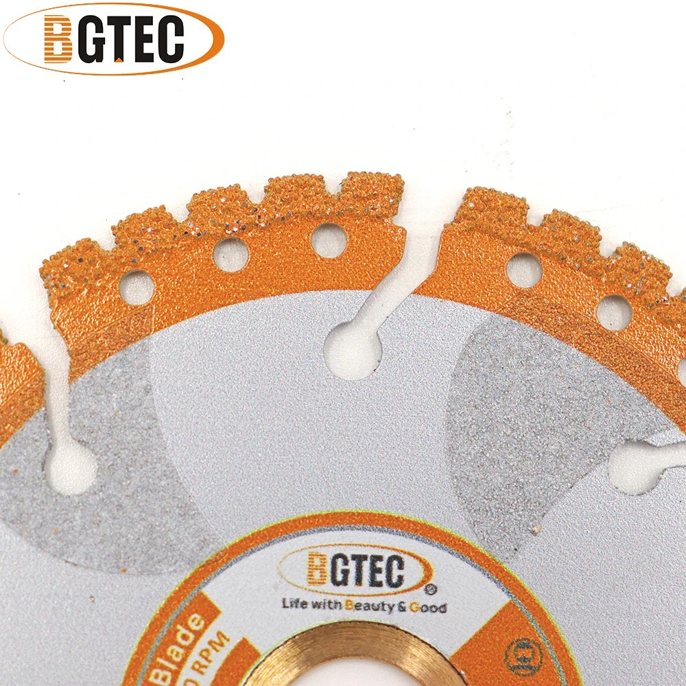 BGTEC 1 шт. 4,5 дюйма/диаметр мм алмазный режущий диск резка бетона камня арматуры стальное крепление многофункциональное отбойное полотно пилы