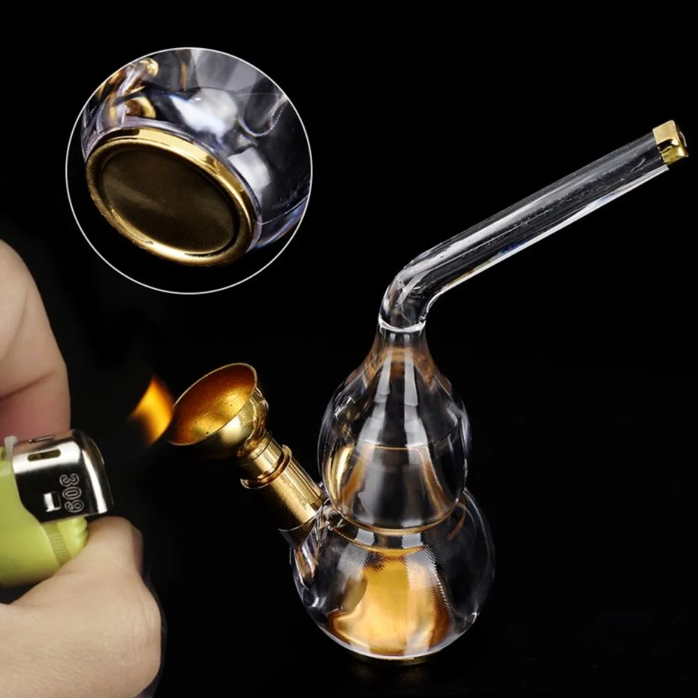 Cigarettes&Tobacco Smoking Pipe Water Filter Acrylic Hookah Set with Metal Grass Bowl Cigarette Holder Herb Smoke Accessories view 6