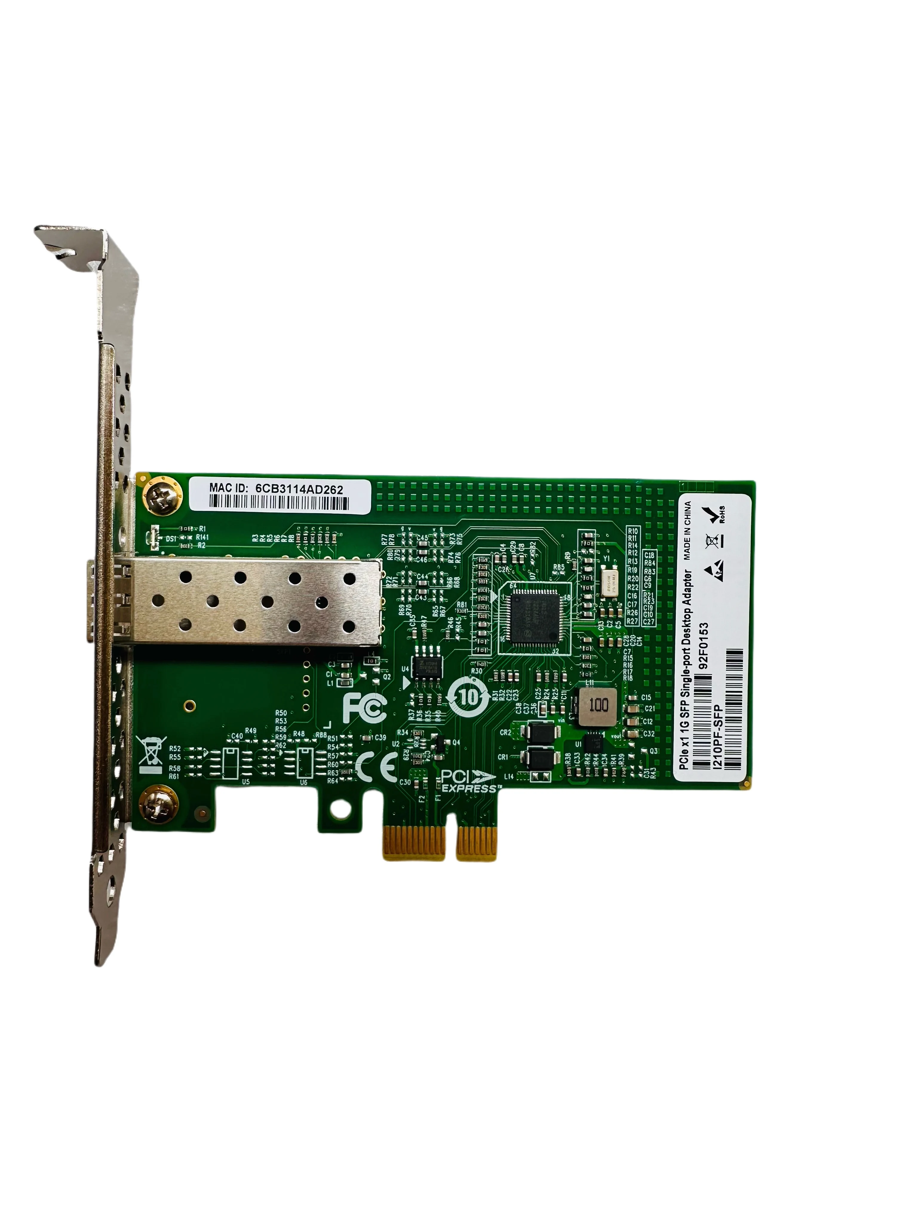 

1000Base-SX-LX PCIe X1 SFP Port Network Interface Card (1 x SFP)