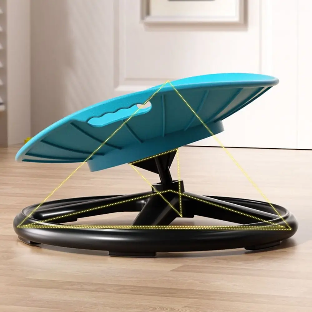 Anti-slip Balance Swivel Chair Large Load Bearing Sturdy Toddlers Sit and Spin Seat Improves Focus Metal Base