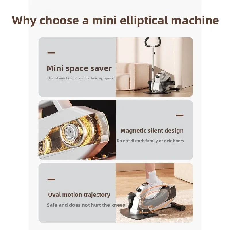 Mini Elliptical Home Fitness Small Space Mini Walker Walking Sports Equipment Stepper