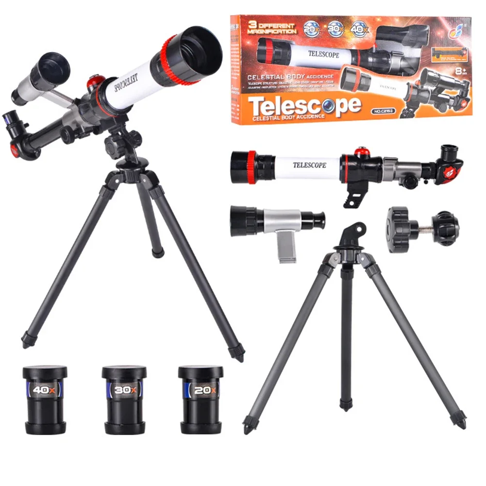 HD High Magnification Professional Astronomical Telescope Planet Observation Gifts for Children Stargazing Equipment