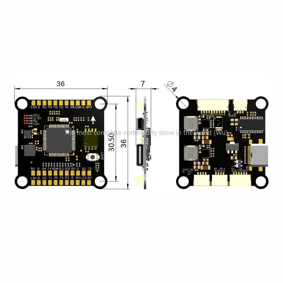 

Контроллер полета F405 F722 F7 FC 60A 80A 100A STACK Dshot ESC 3-8S SURPORT BetaFlight/INAV для MARK4 FPV Freestyle Drone Plane