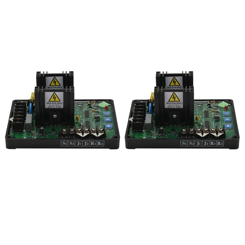 

2X Gavr-20A Av Universal Brushless Automatic Voltage Regulator Module Avr Generator 220/400Vac Frequency Protection