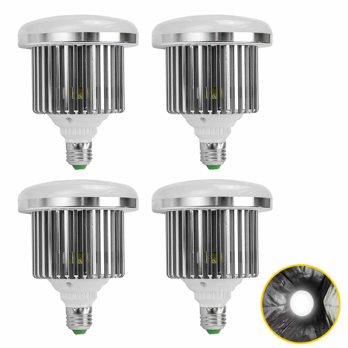 Kit 4 LED Photographic Lamps 50W - Bivolt 5500K - LE50