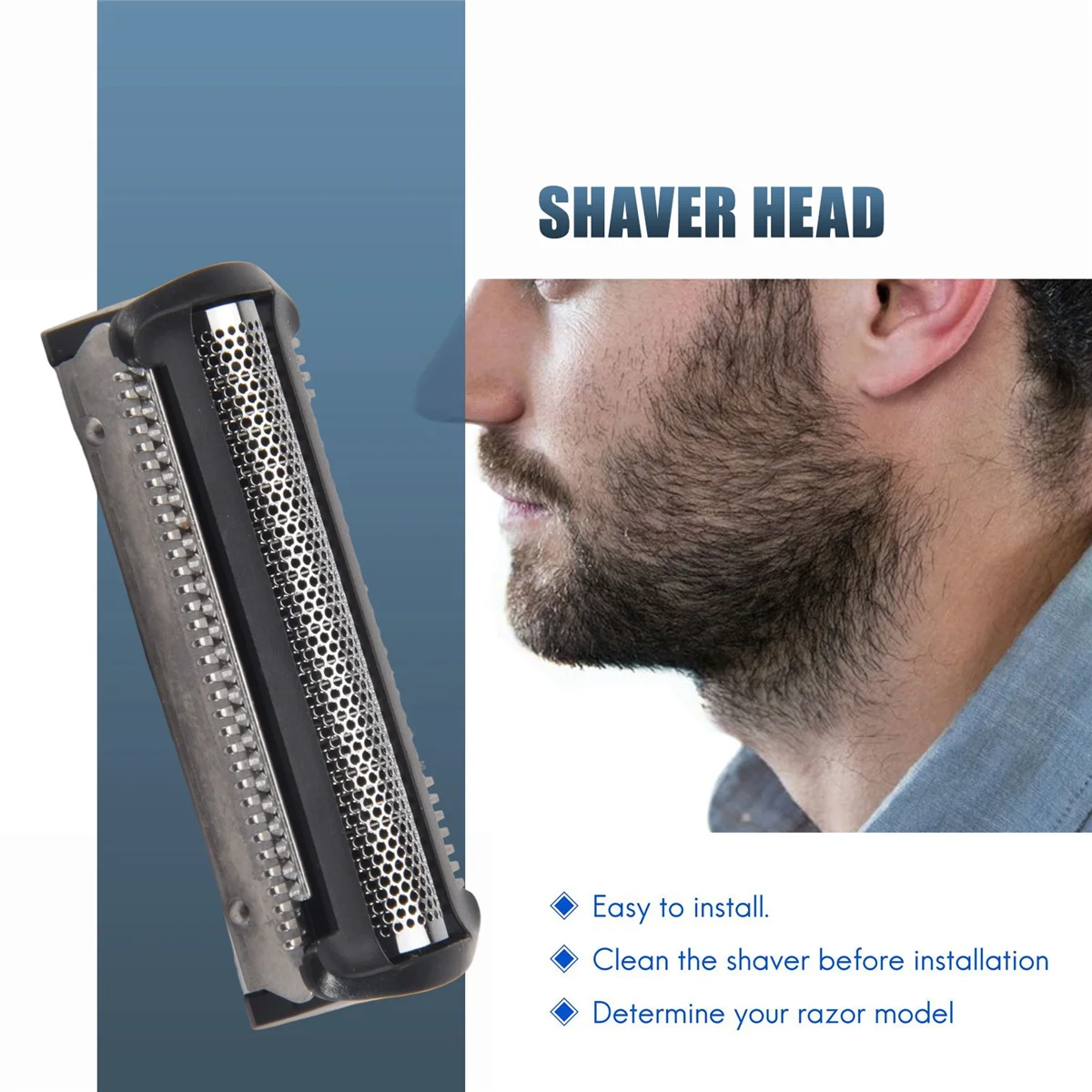 

B44CSбритвенные головки из фольги, лезвие для Philips BG2024 BG2025 BG2026 BG2028 BG2036 BG2038 BG2040XA2029 XA525 TT2021 TT202