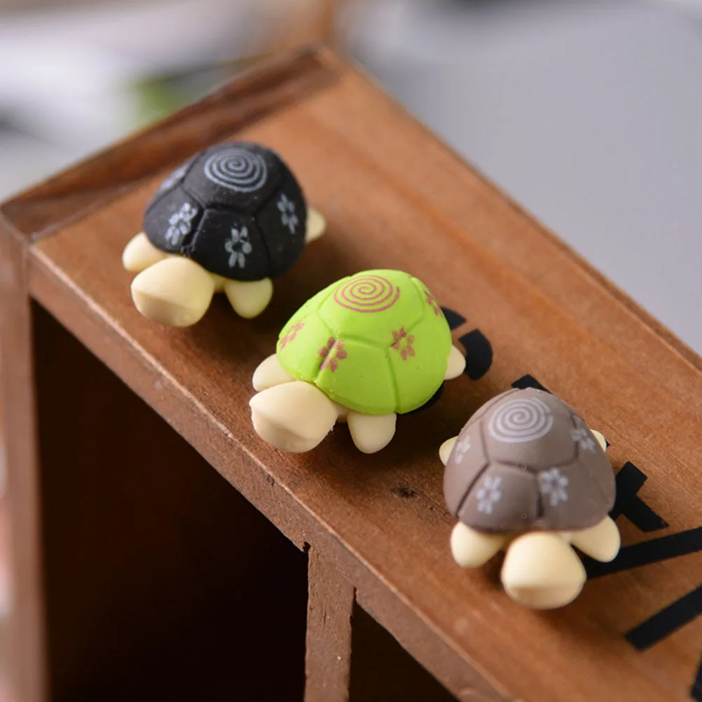 20pcs Turtle Shape Eco Friendly Non Toxic Cartoon Stationery Pencil Fun Study Gift For Students Clean