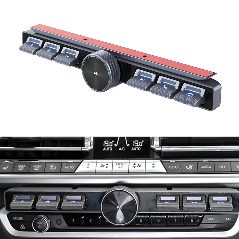 

BLACK Car Controller Car Multimedia Remote Control Flexible Installation Car Audio Control ABS Material Compatibility Assurance
