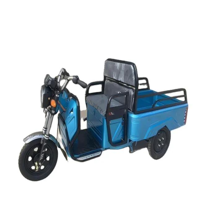 Plastic Tricycles 3 Wheel Tuk 60v Battery High Quality Large Cargo Tricycle Electric Tricycl Made in China Eec Open JM 100-200kg