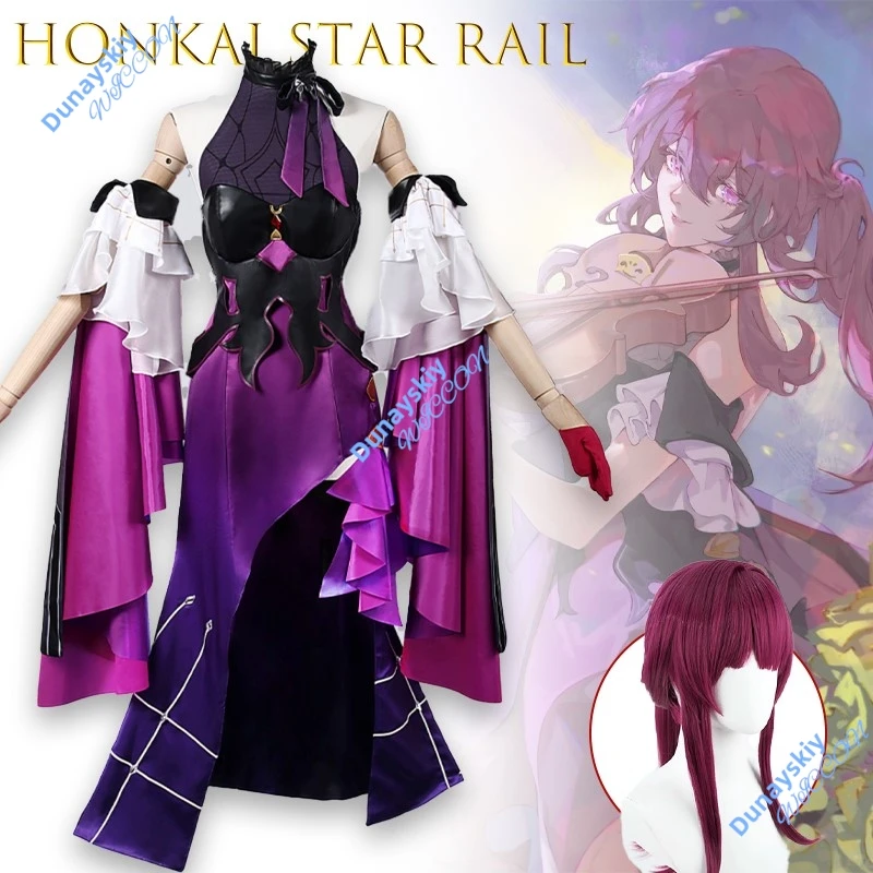 

‌Honkai Star Rail Kafka Cosplay Costume Game Anime Full Set Outfit Concert Sexy Halloween Outfit Authentic Design Daily Sexy