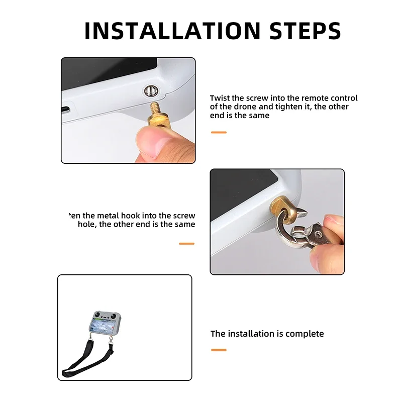 ل DJI RC / RC 2 / RC PRO 2 جهاز التحكم عن بعد مع حزام الشاشة حبال الحبل حزام Mini 3 Pro / Mini 4pro / Mavic 4 Pro AIR 3 الطائرة بدون طيار