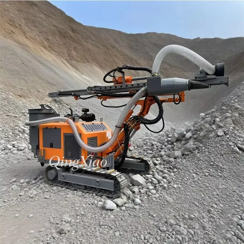 FOB Price Crawler Type Water Well Drilling Rig With High Efficiency Robust Integrated Frame Strong Muddy Slope Passability