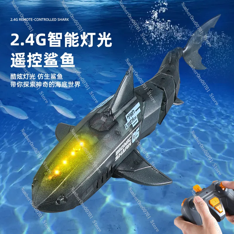 

Remote Control Shark Rechargeable Lifelike Swinging Megalodon Model