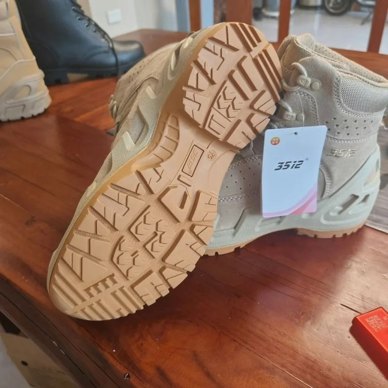 2025 nuevos zapatos de senderismo para hombre, zapatos de caza resistentes, botas de Trekking de marca de lujo para hombre, suela de goma, calzado para caminar al aire libre