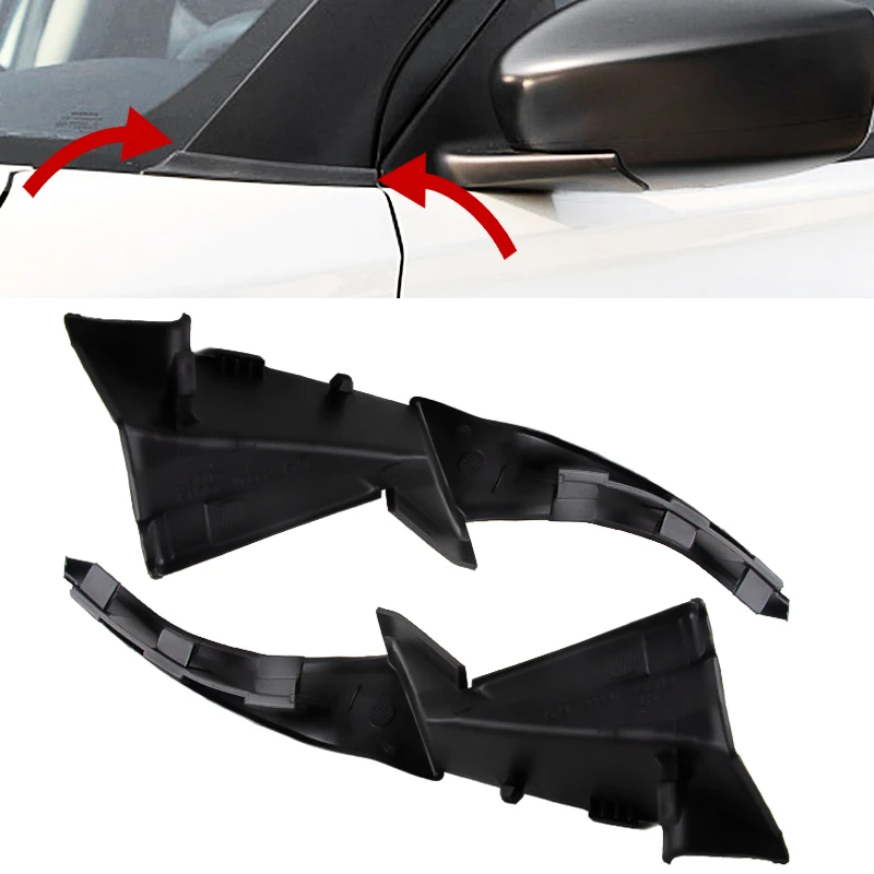 For Nissan Kicks 2017 2018 2019 2020 2021 Wiper guide side trim cover Front windshield lower corner leaf panel decorative panel