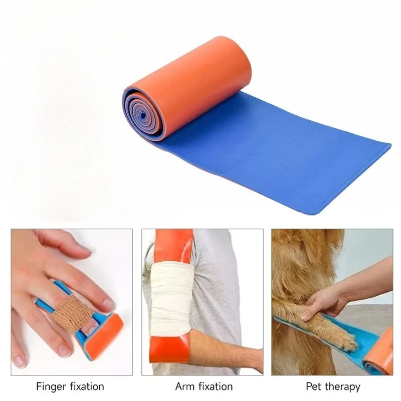 

Flexible Emergency Fracture Fixation Splint PE Sponge Outdoor Fracture Elastic Roll-type Splint Freely Customizable