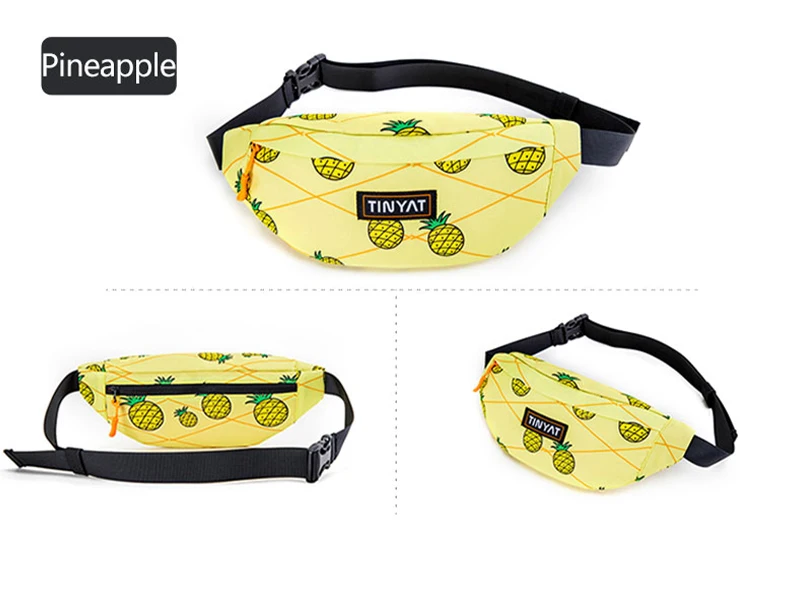 Tinyat einfacher Druck wasserdichte Taille Pack große Kapazität Flamin Multi-Fach Gym Packs Laufen Wandern Outdoor-Sport verwenden – Detail 7