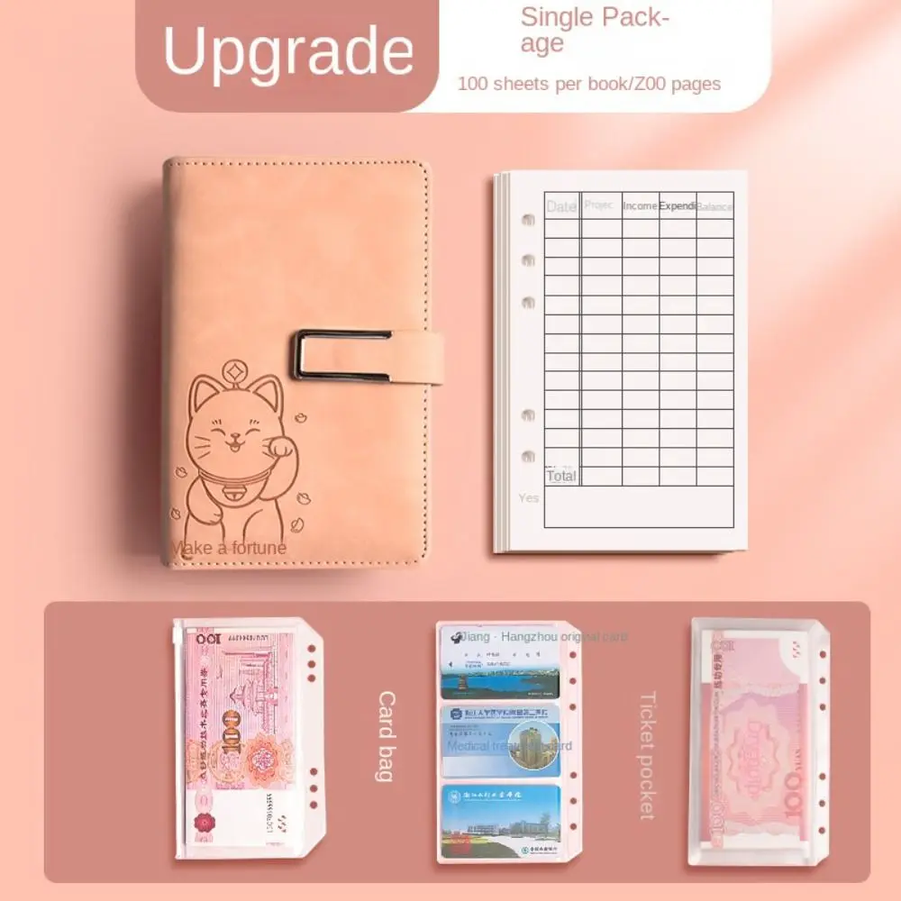 Enveloppes d'argent, classeur d'économie, résistant aux déchirures, étanche, livre de défis d'épargne, Mini classeur de Budget coloré Durable