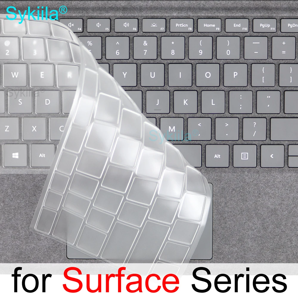 Keyboard Cover for Microsoft Surface Pro 9 7 8 7+ 6 5 4 3 X Studio Laptop GO 2 Book 3 RT Silicone Protector Skin Case 13 15 TPU