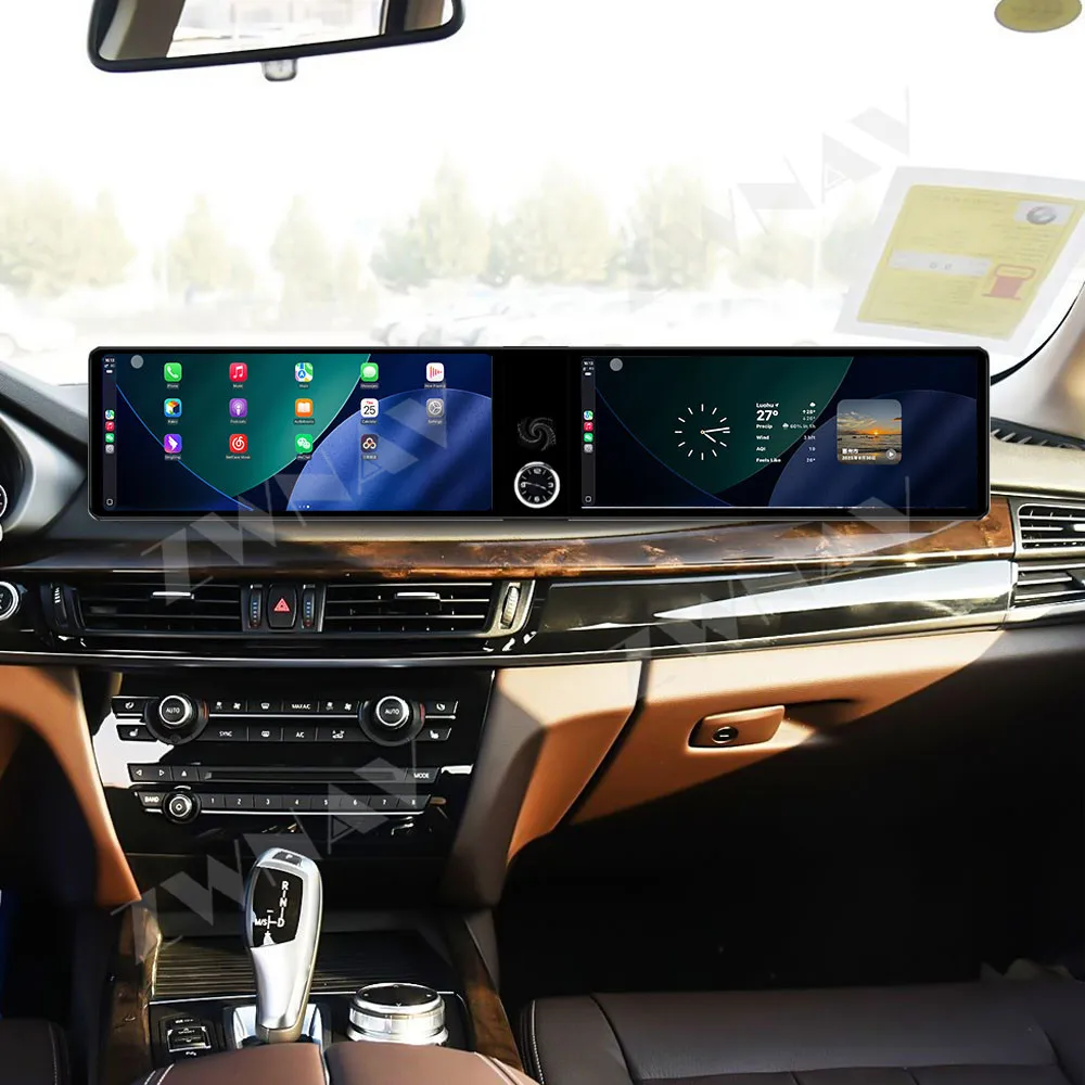 For BMW X5/6 NBT/EVO 2014-2018 Android 13 Dual 12.3 Inch HD Touch Screen Car Multimedia Display Screen