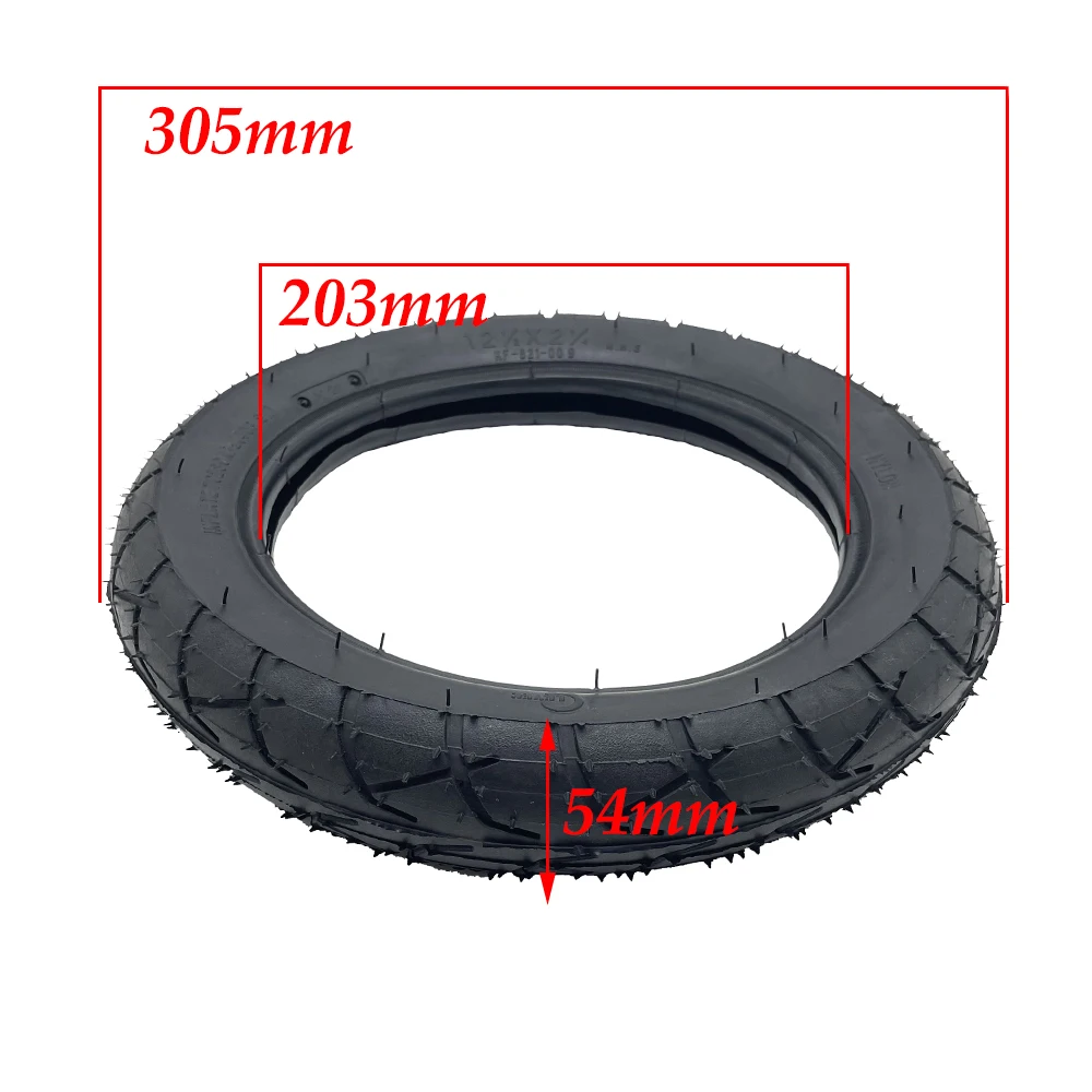 12 1/2x2 1/4 Tire Inner Tube Outer Tyre for Folding E-Bike Mini Motorcycle Electric Scooter 12 Inch Pneumatic Wheels Parts