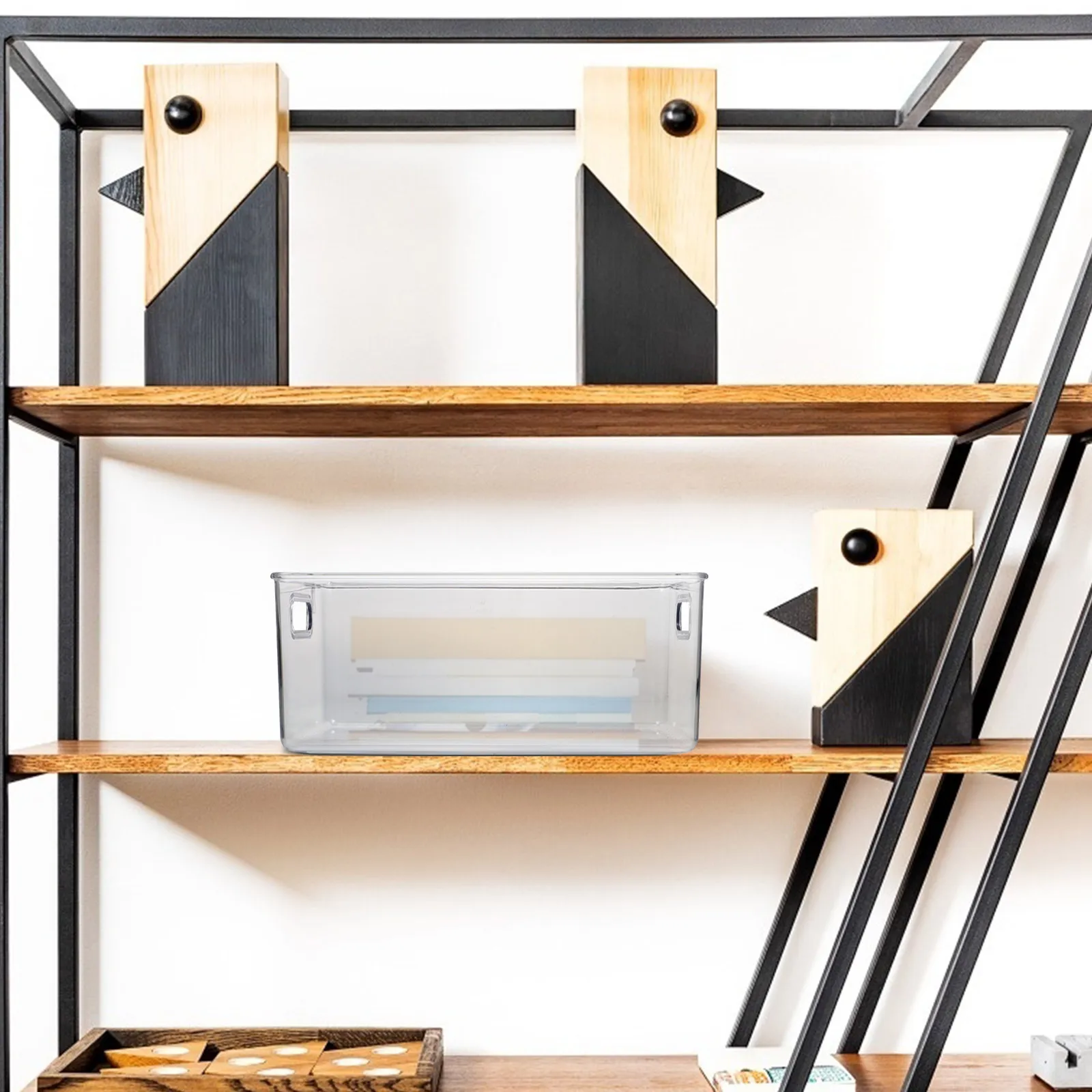 

Transparent Storage Box High Quality Pet Desktop Organizing Container for Home Office Use Clothes Cosmetics Storage Holder