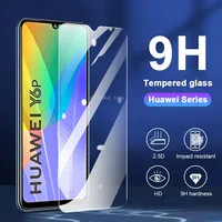 Tempered Glass For Huawei P20 P30 Lite Y7 Pro P40 Mate 20 X Nova  7i 7 SE 8i Y7 Y7P Y5P Y6P Y6s Honor 8X  Y9 HD Protective Film