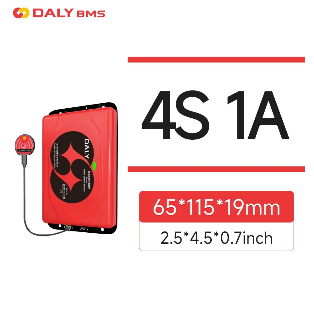 DALY Software Active 1A Balancer mit Bluetooth UART 1A 4S 8S Equalizer geeignet für LI-ION Lifepo4 LTO Batteriepack