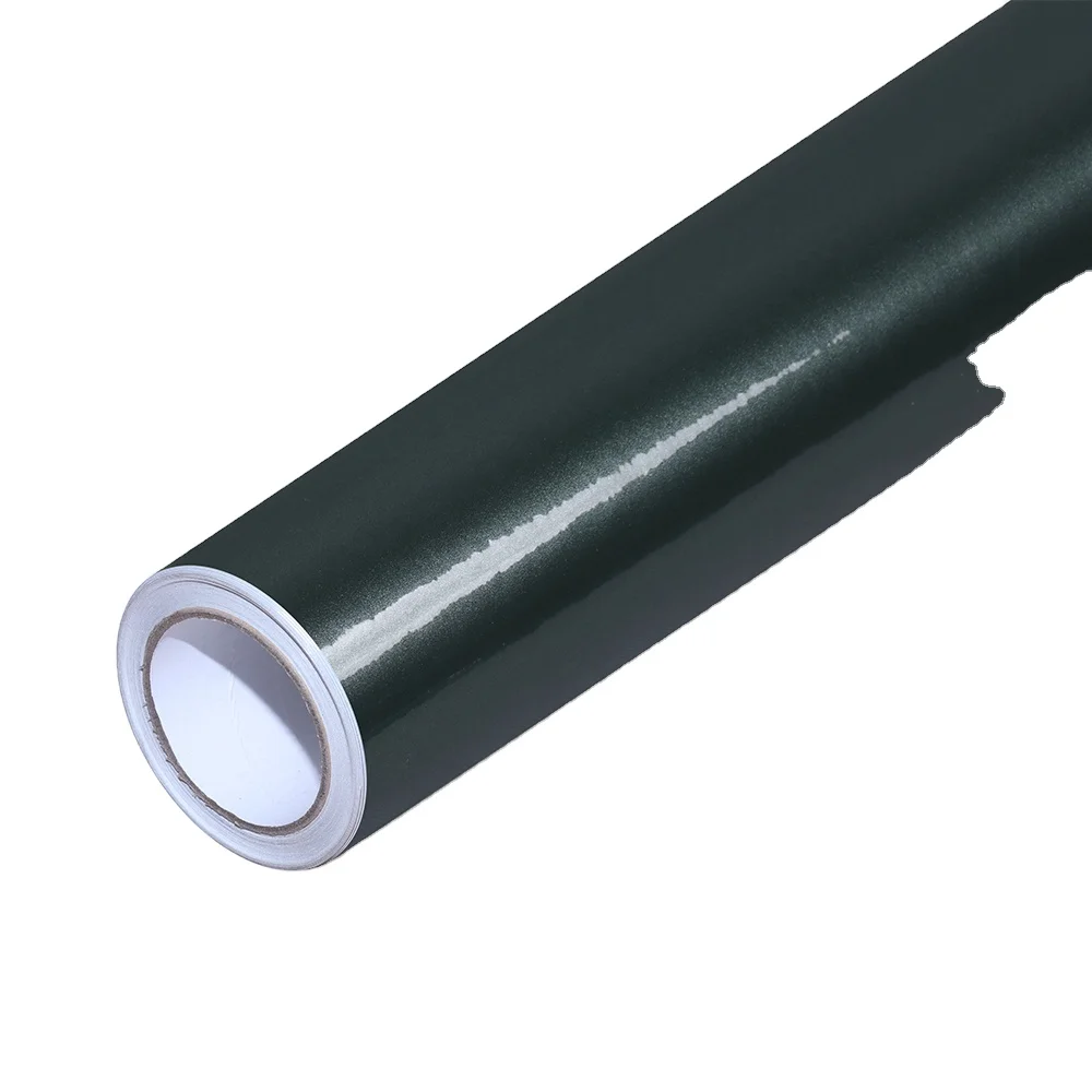 

Beat Quality Vinyl Used Film Air Bubble Free 1.52*18 Meters Size Self Adhesive Green PVC Car Wrap for Car