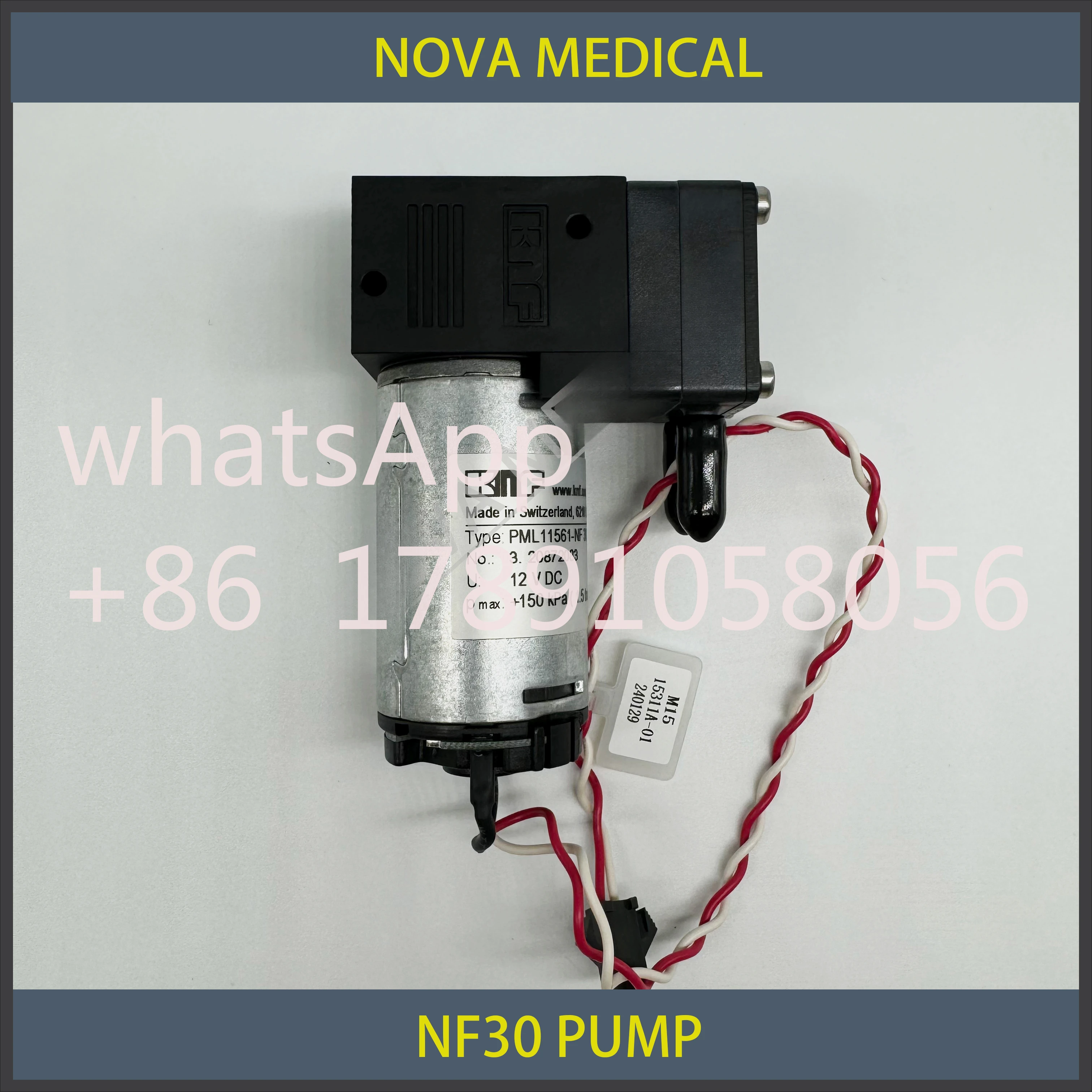 Mindray BS200 BS220 BS230 BS240 BS330 BS350 BS200E BS330E  Biochemical KNF Probe Interior-washing pump 12V+150KP