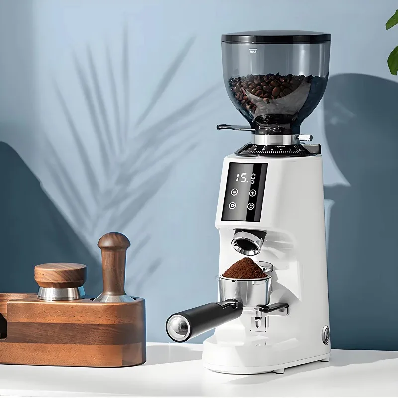 

Upgrade High-power Dc All-copper Motor One Click Out Powder 64mm Large Size Blade Electric Coffe Coffee Bean Grinder