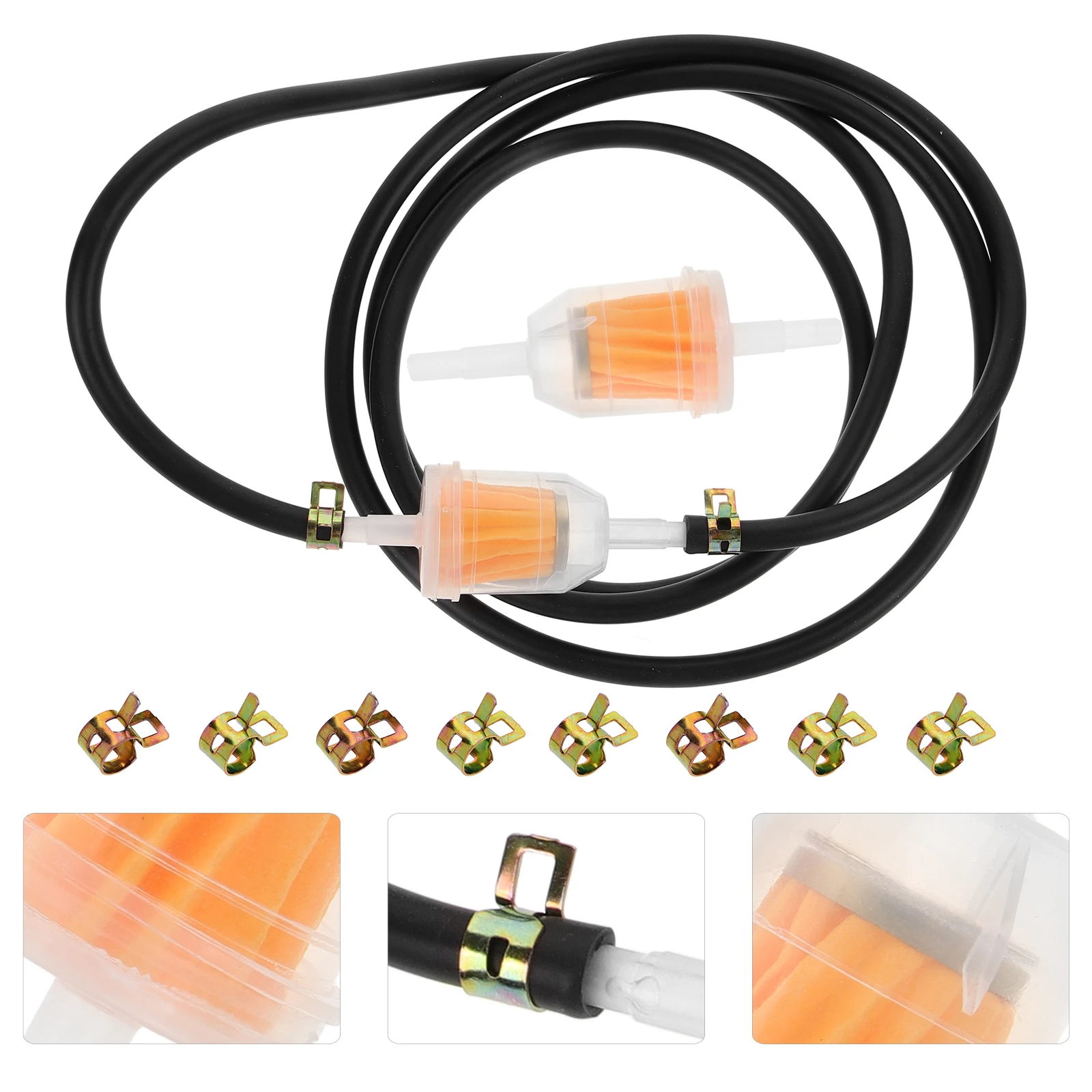 

Fuel Line Kit Motorcycle Filter Element Accessories Petrol Hose Pipe Parts Portable