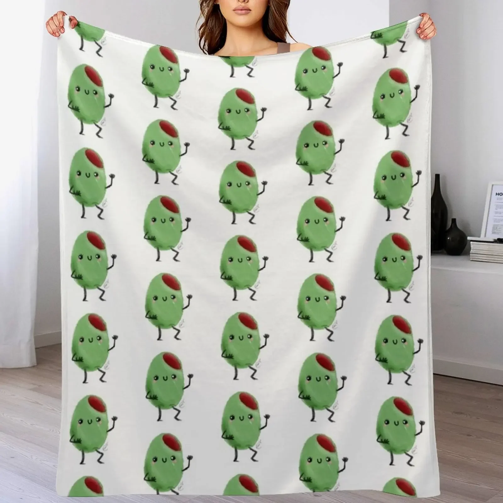 

Mama Olive Throw Blanket Soft Warm Blanket Gift for Men Women Adults