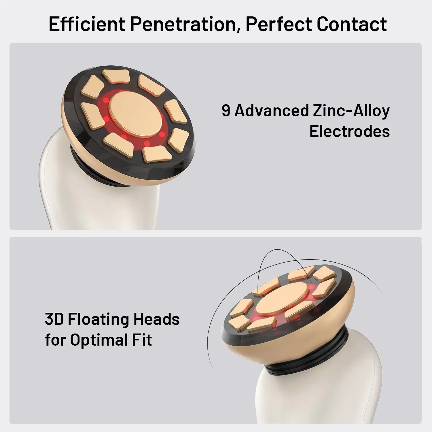 RF Facial Massager LED Light therapy Sonic Ion Vibration Skin Tightening Face Lifting Anti Wrinkle Beauty Device Skin Care Too - view 6