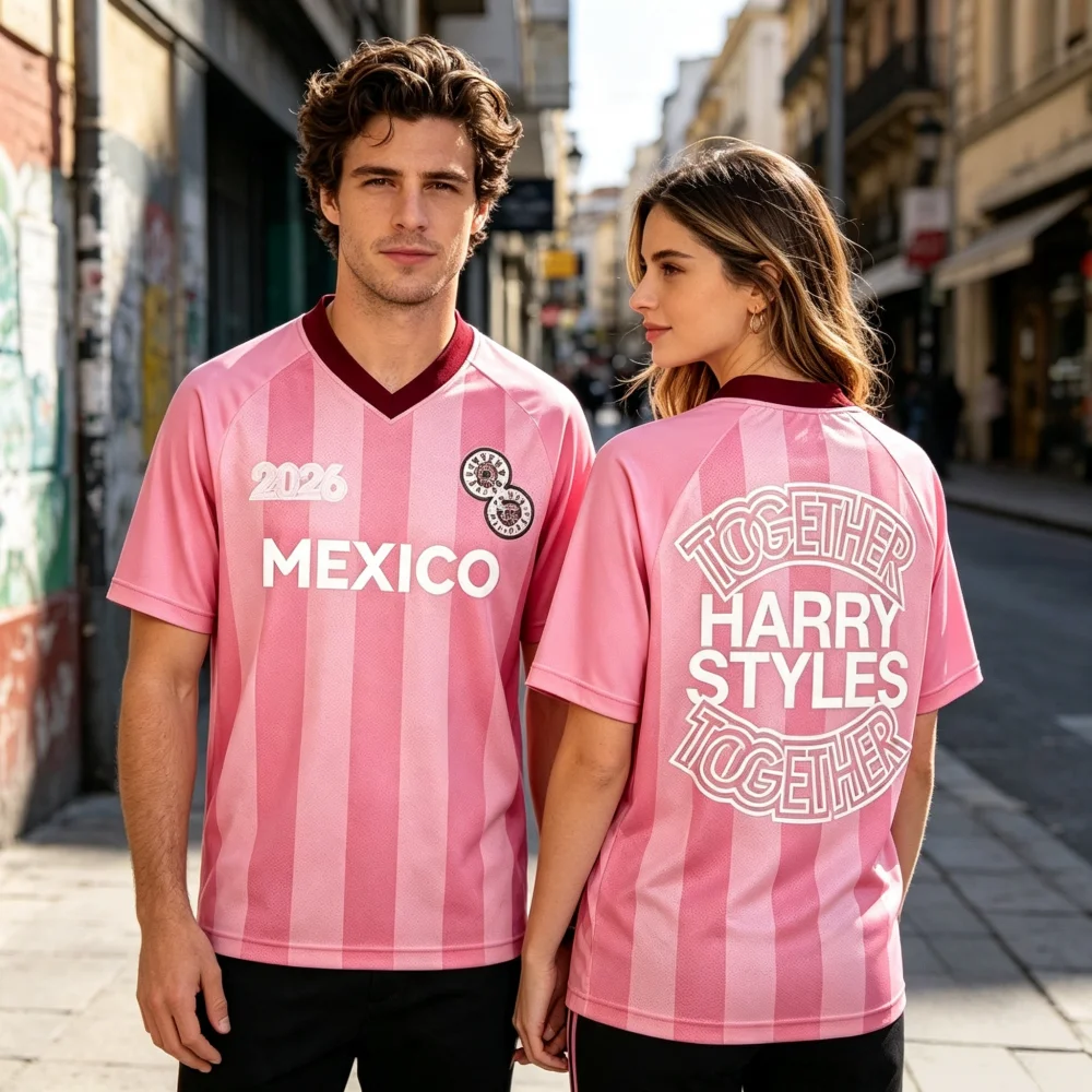 2026 New Harry Styles New York Themed Fan Jersey, Quick Drying Sports Casual Top T-shirt Comfortable Breathable Family Kids Tee