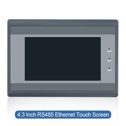 OSM 4.3 inch TFT LCD Display Touch Screen RS485/232 Communication Ethernet DC19--30V HMI with software for Industrial Control