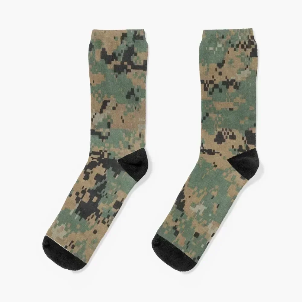 

MARPAT Camouflage Socks Antiskid soccer valentine gift ideas hiking Mens Socks Women's