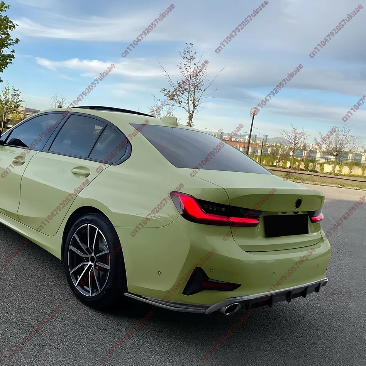 

Rear Diffuser For BMW 3 Series G20 G21 Standard 2019-2022 Bumper Lip Under Cover Trim Guard Protective Black ABS Bodykits Tuning