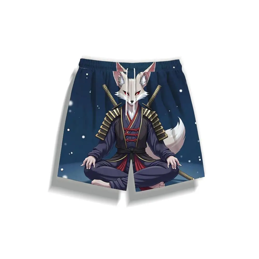 

1pcs Men's Short swim trunks2026 Summer 3D Printed Short sleeve Pants running jogging men Breathable Polyester Quick drying