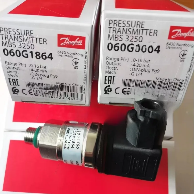 أجزاء لجهاز إرسال الضغط دانفوس MBS3250 060G1864 خاص لمعدات التشحيم الهيدروليكي 060G1865