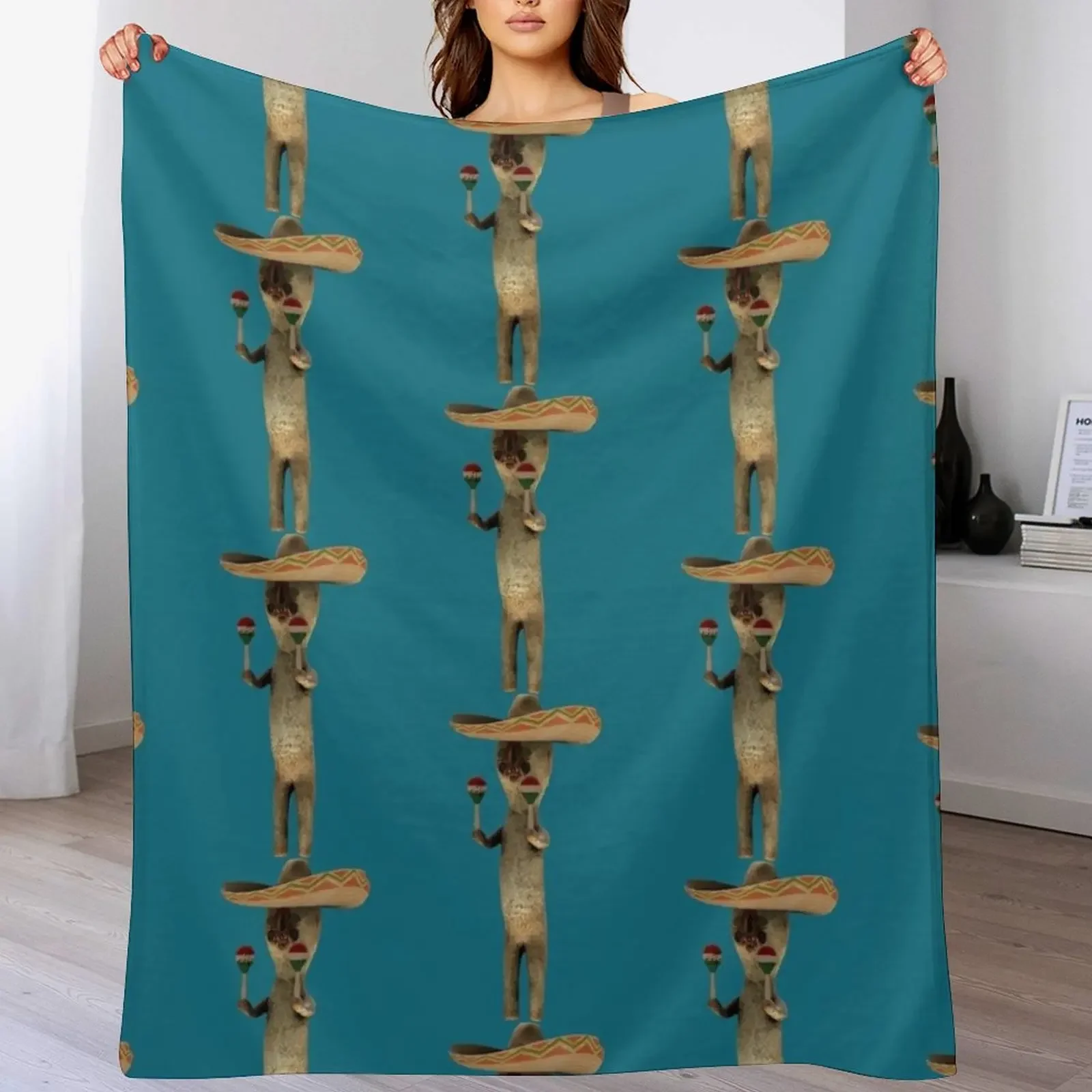 

New SCP-173 sombrero Throw Blanket Large Blankets For Bed Custom Hair Blankets