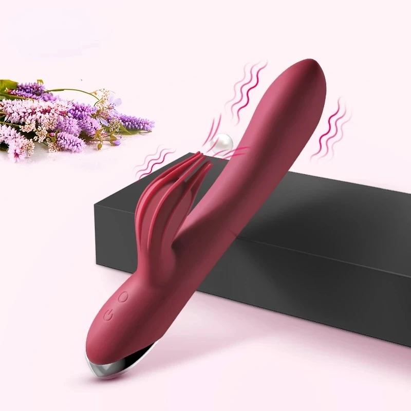 10 Speed G Pot Vibrator USB Rechargeable Powerful Dildo Rabbit Vibrator for Women Clitoris Stimulation Massage Adult Sex Toys