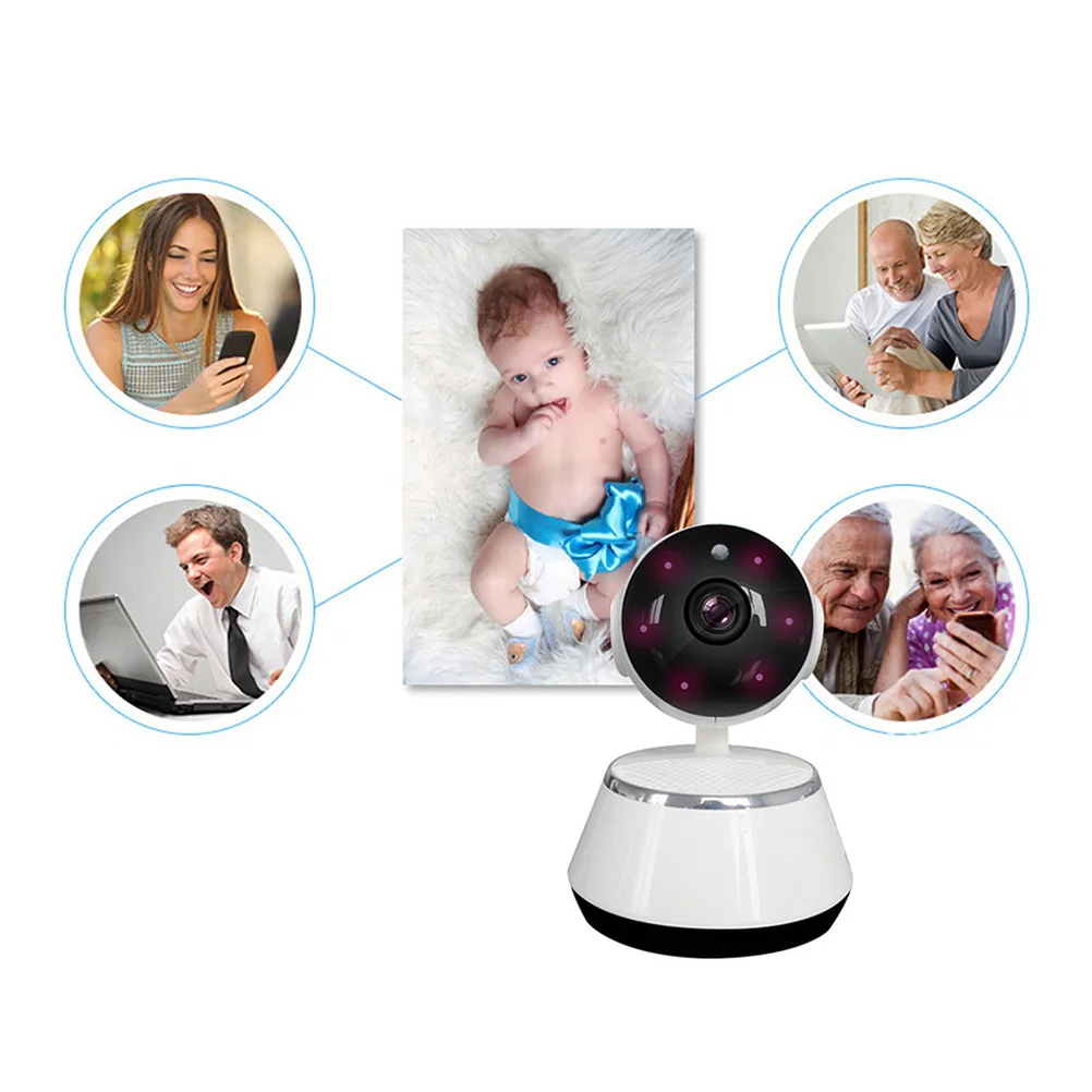 

Mini Wifi Ip Camera 720P Hd Security Surveillance Night Vision Wireless Webcam Two-Way Audio Baby Monitor Motion