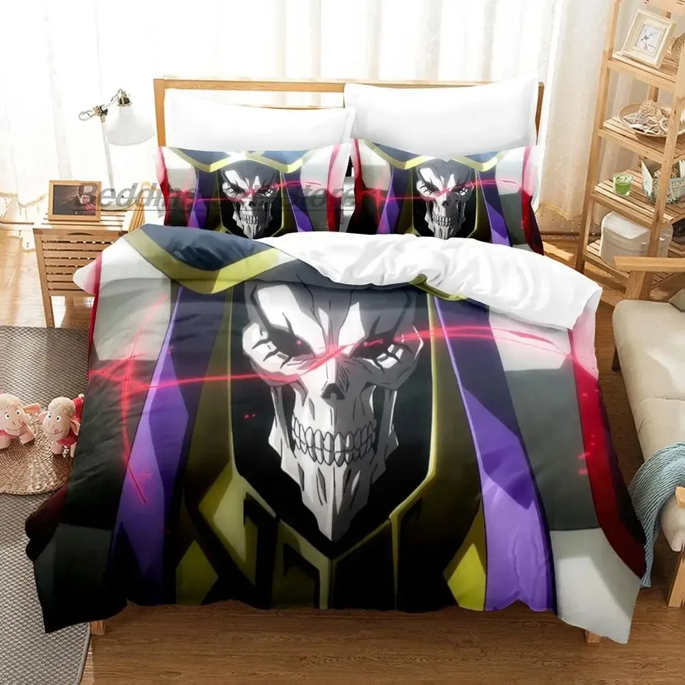 

Bedding Set Single Twin Full Queen King Size Bed Set Aldult Kid Bedroom Duvetcover Sets 3D Print Skeleton Anime New