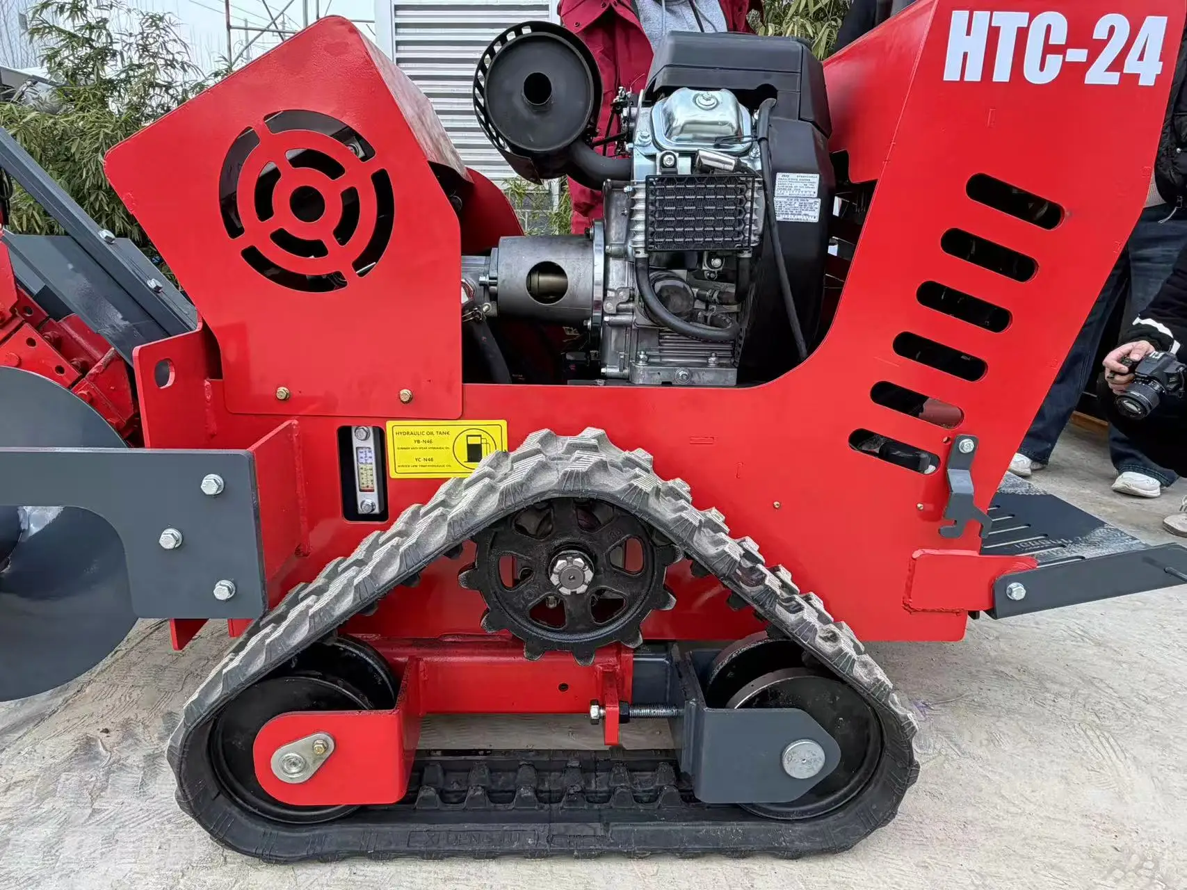 Loader Mounted Ditcher For Orchard & Vineyard, Efficient Micro Trenching Machine For Irrigation & Cable Laying