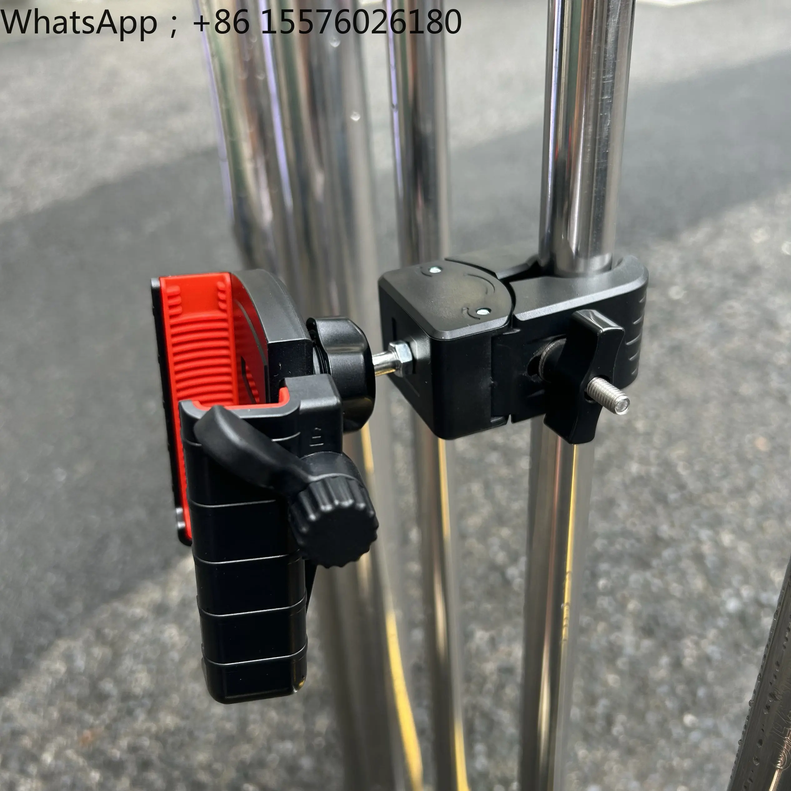 Motorcycle Riding Handlebar Mobile Phone Holder Shockproof Quick Removal Mobile Phone Clip Bicycle Navigation Bracket