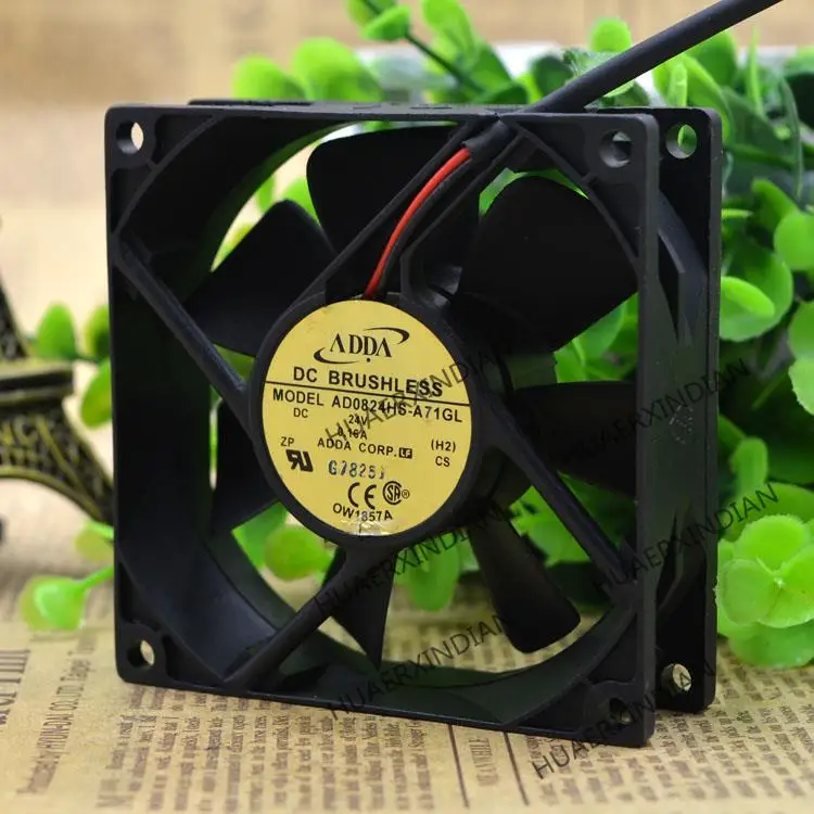 

New 8CM/ 8025 DC24V 0.16A AD0824HS-A71GL Cooling Fan Assembly Kit